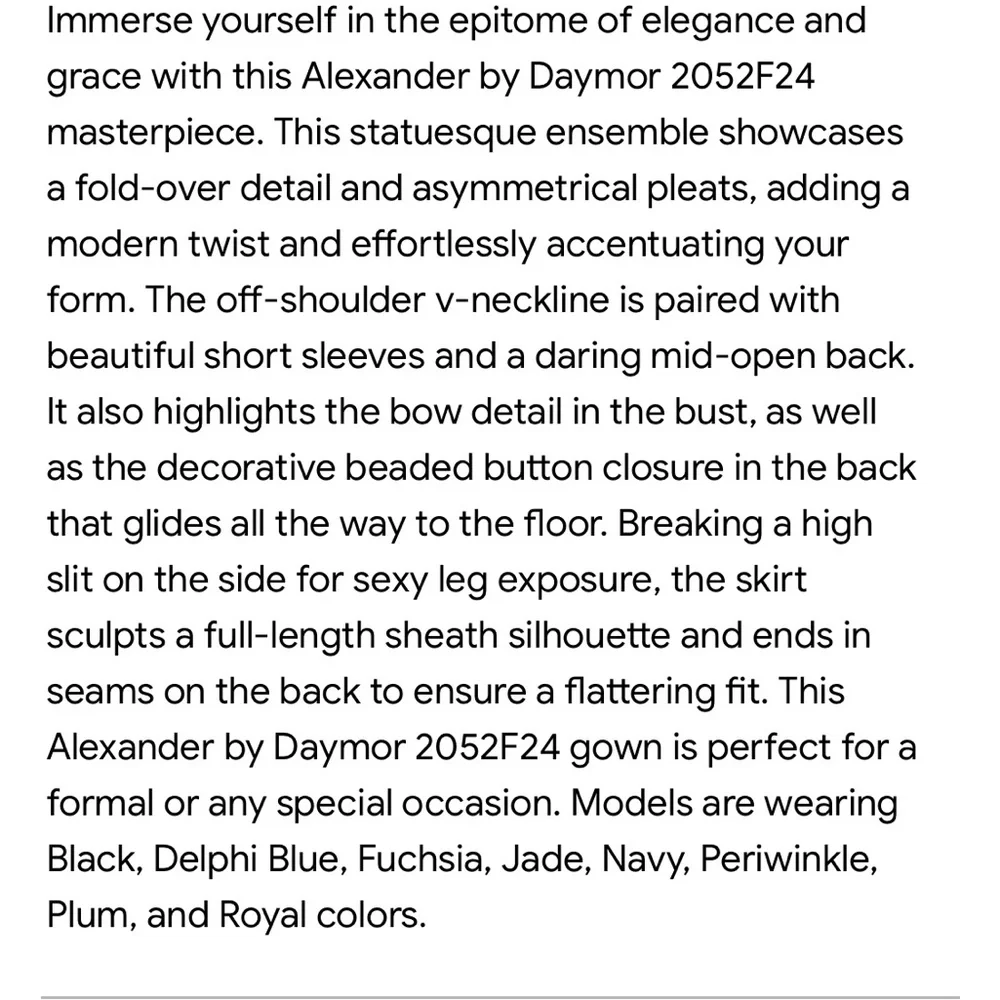 Alexander By Daymor Gown - Picture 4 of 6